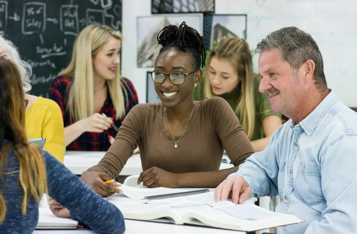 adult English students adult English students